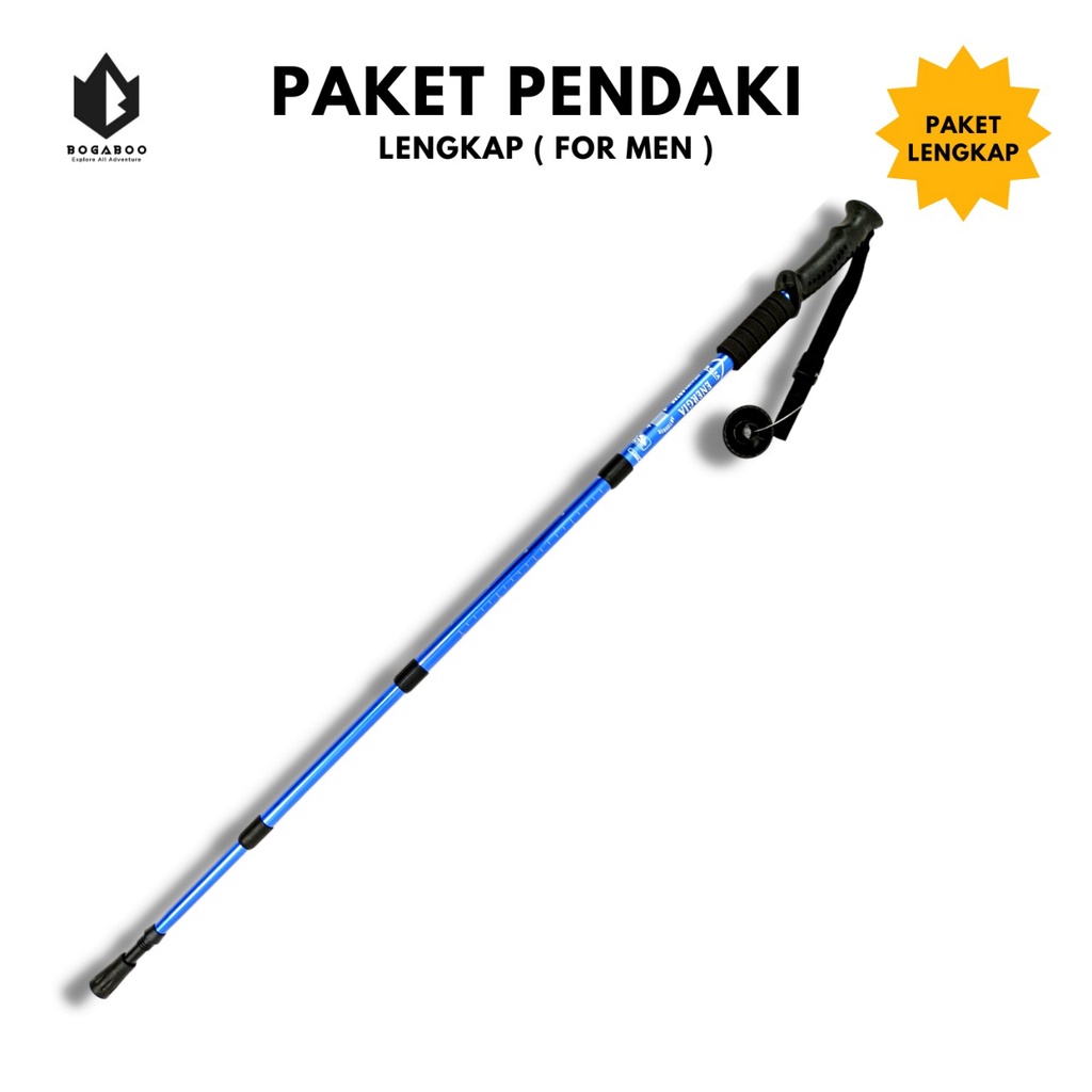 Paket Pendaki Lengkap - Paket Alat Camping - Paket Lengkap Naik Gunung Pria