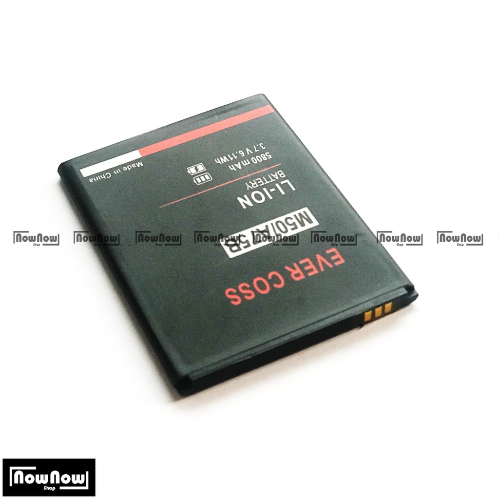Baterai Evercoss M50 Star M50A A75B Original Double Power Batre Batrai Battery HP