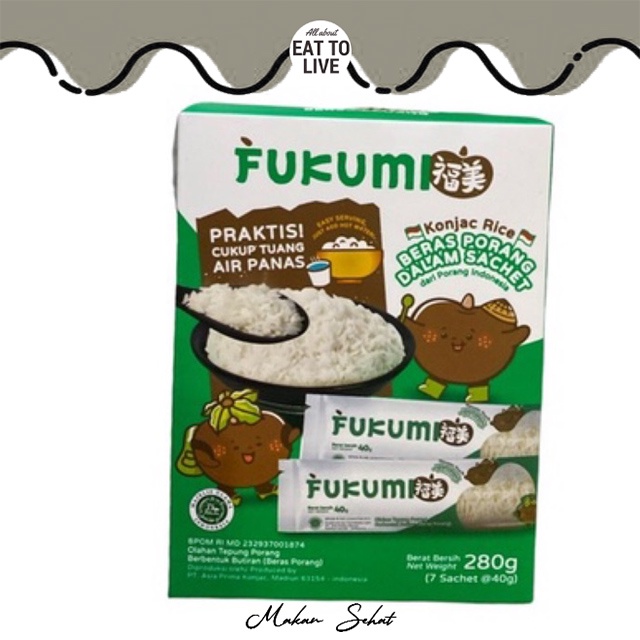 

Fukumi Beras Porang 280g