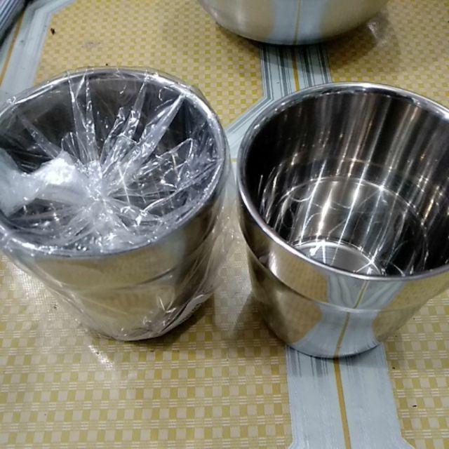 Gelas Bir Stainless Steel 180ml Gelas Mug Cangkir Bir Gelas Bir Stainless Anti Karat Murah