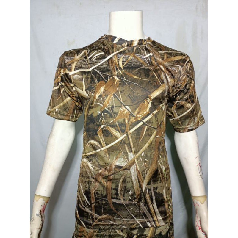 KAOS PENDEK CAMO/BAJU CAMO LENGAN PENDEK