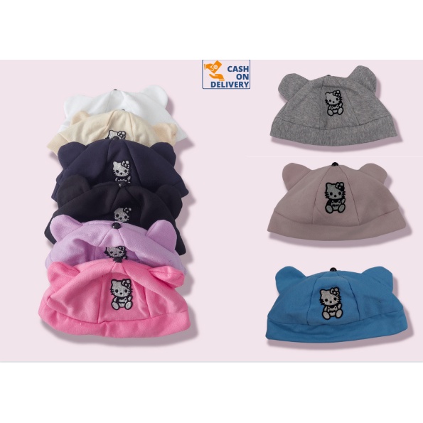 Kupluk Anak / Bayi Karakter Hello kitty Laki Perempuan Usia 6 Bulan - 3 Tahun