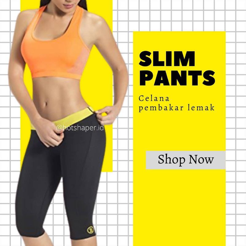 HOT SHAPERS SLIM PANTS CORSET CELANA JOGGING PELANGSING PINGGANG CELANA PEMBAKAR LEMAK PANTAT