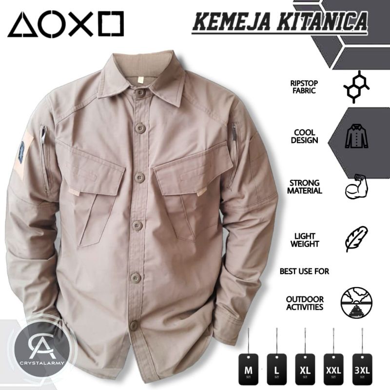 kemeja tactical KTNC - kemeja formal - kemeja parka tactical - kemeja lapangan