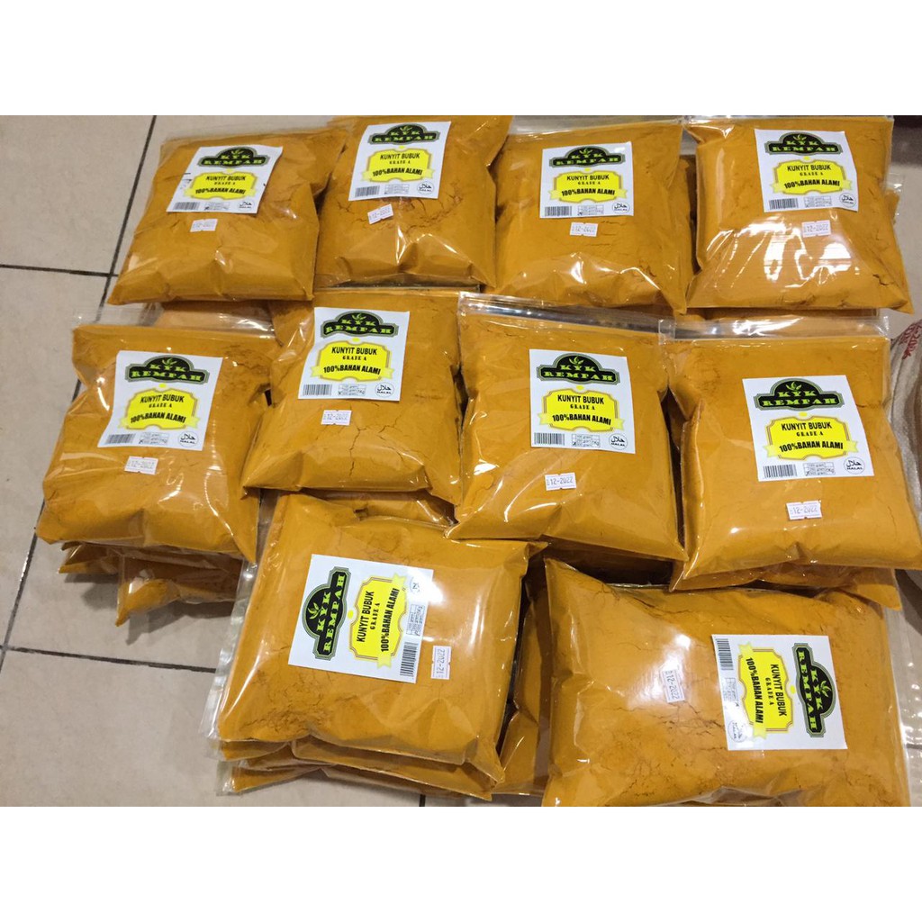 

TEMULAWAK BUBUK [500 GRAM] GRADE A