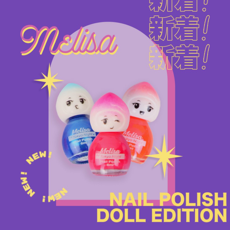 by Tokyo Night Nail Polish Doll Edition (24pcs)