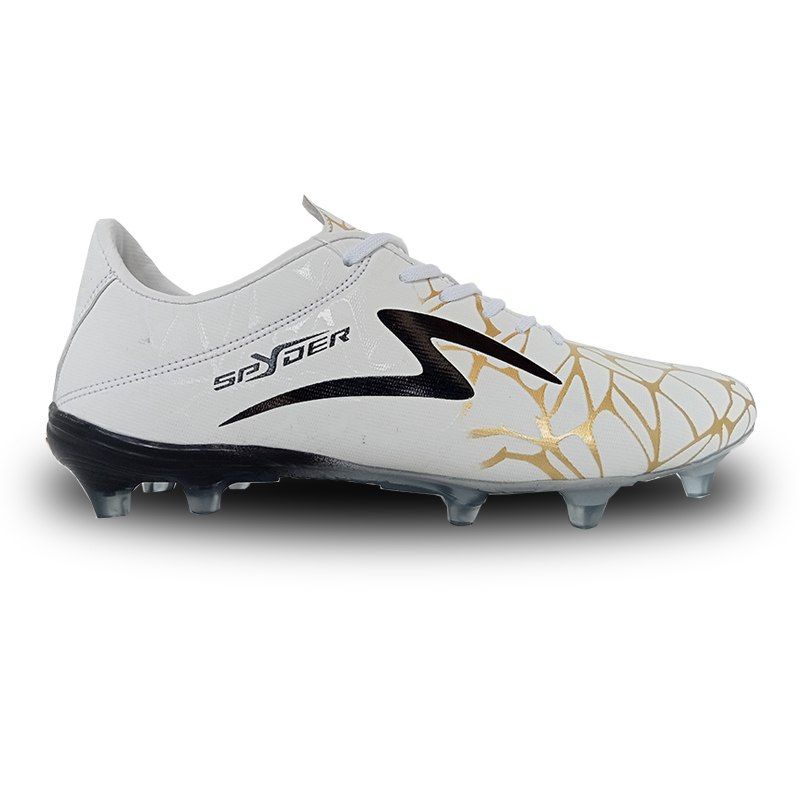 SEPATU BOLA SPECS SPYDER FG HITAM SEPAK BOLA SPORT-Putih gold