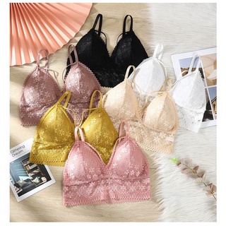 New bra wanita bra sexy tanpa kawat bahan import premium tali bisa di adjust/distel