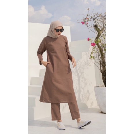 AISHA STUDIO - KURO SET BROWN