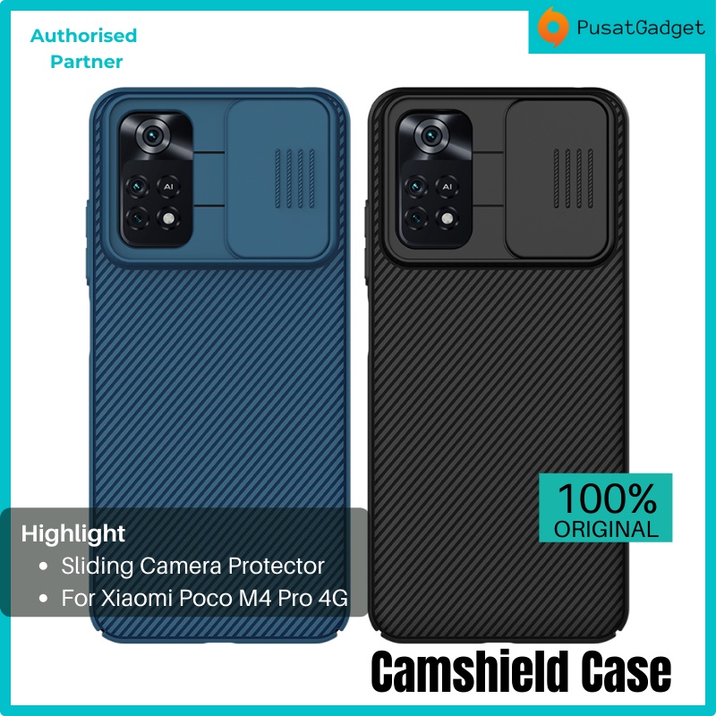 Case Xiaomi Poco M4 Pro 4G CAMSHIELD Slide Camera Cover Casing