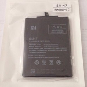 Baterai Xiaomi REDMI 3/REDMI 3PRO/REDMI 4X BM-47 Original 100%