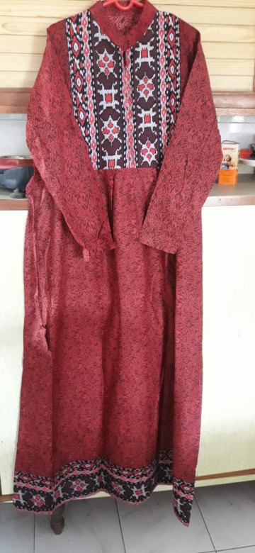 Gamis Batik Manggar, Padi,sekar,cantik,kubis,kipas,daun,kupu,nadine,gendis