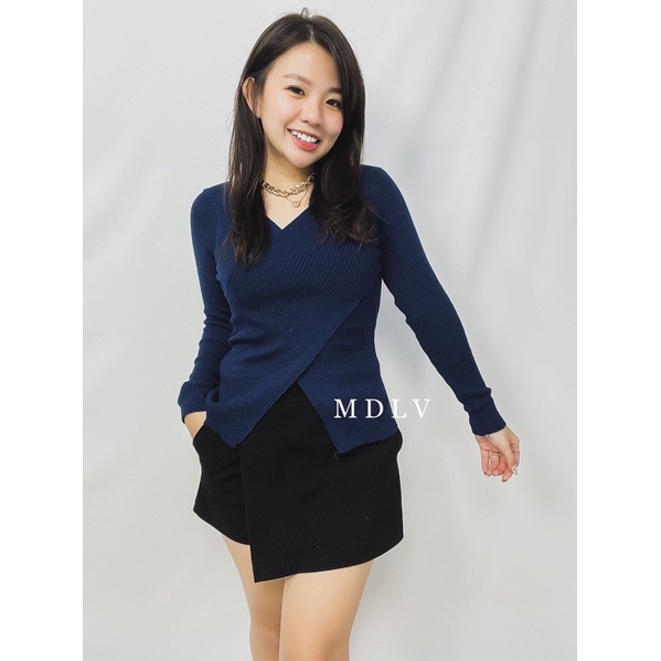 MDLV ~Top Greta Rajut Atasan Blouse Rajut Fashion Wanita