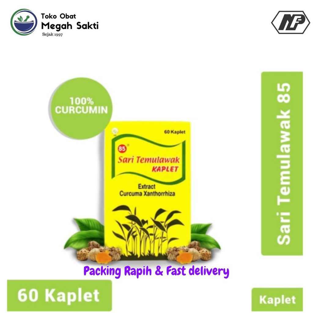 

Deli 85 - Sari Temulawak Kaplet 60's untuk Kesehatan Liver