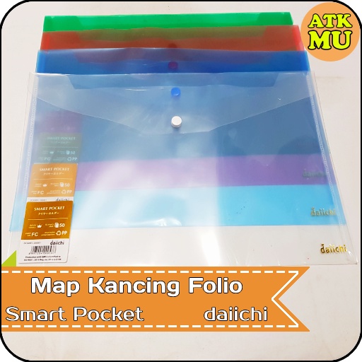 

Map Kancing Plastik Smart Pocket Folio daiichi