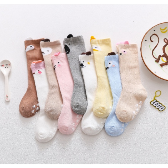 Kaos Kaki Panjang Cute Karakter Anak / Kaos Kaki Panjang Anti Slip Anak