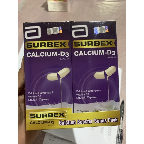 SURBEX Calcium - D3 60caps