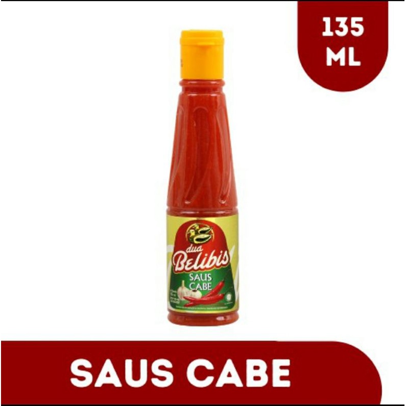 Saus sambal dua belibis 135ml botol saus cabe dua belibis