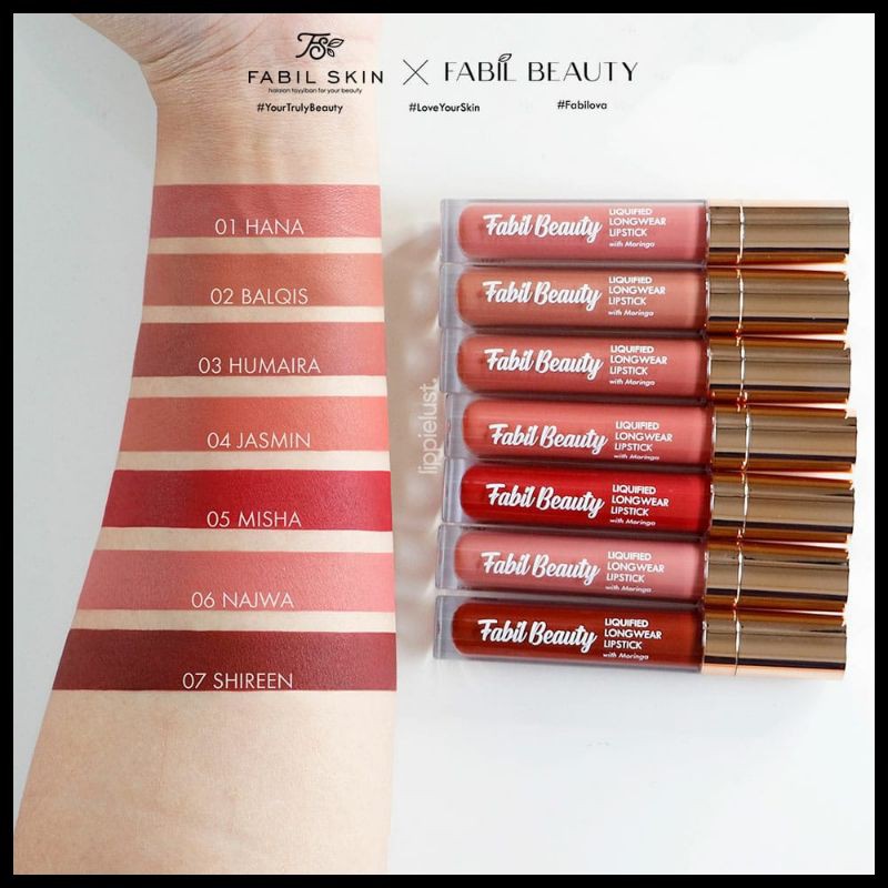 Lipstik Lipcream with Moringa FabilBeauty