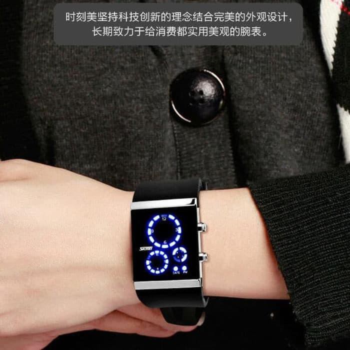 Promo Jam Tangan Pria Led Skmei Original Sport Casual Oulm Rolex Terbaru Berkualitas