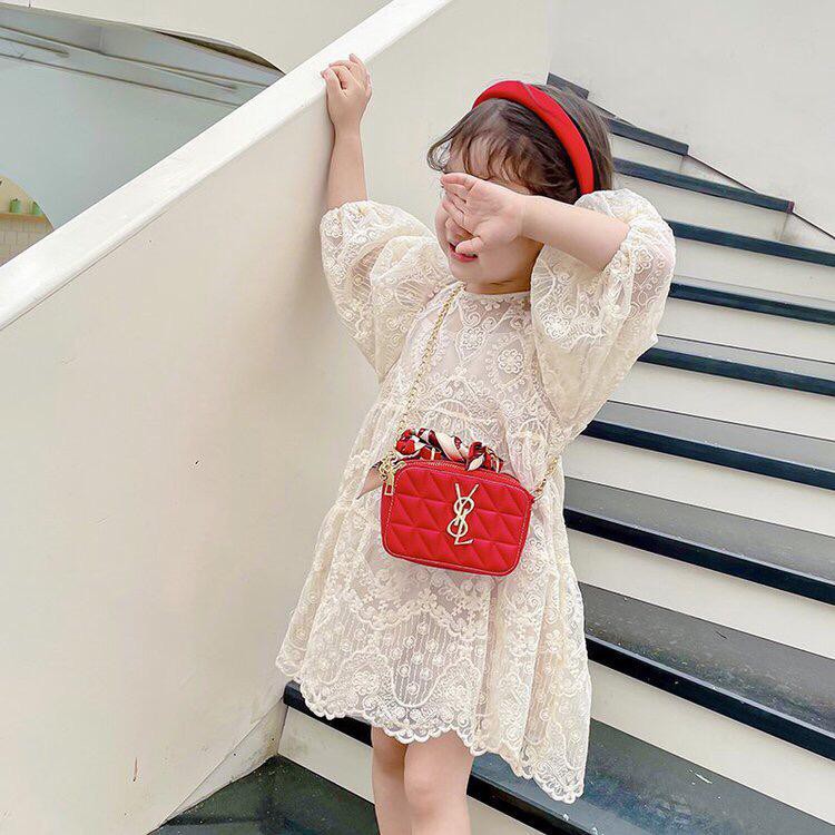 (LOLI-JKT) TS-29 TAS ANAK CEWEK IMPORT YSL / TAS ANAK BAHAN LEMBUT MUTIARA &amp; PITA