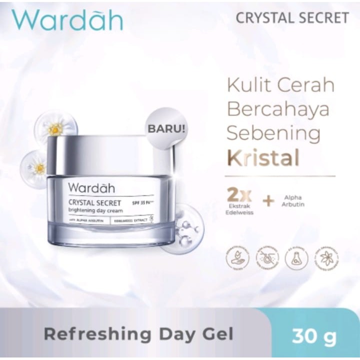 Wardah Crystal Secret Refreshing Day Gel 30 g