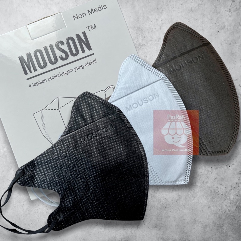 MASKER DUCKBILL GARIS ALKINDO/WEMASK/MOUSON ISI 50 PCS ( Mirip Sensi )