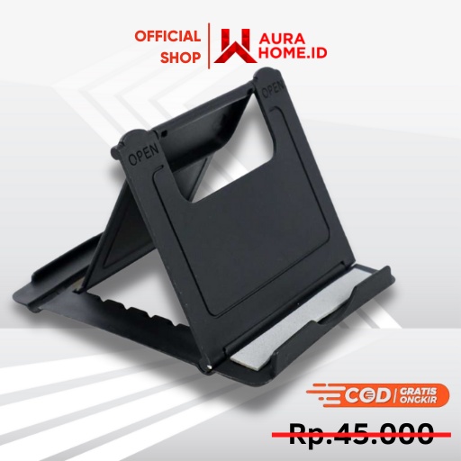 Universal Foldable Tablet Holder / Stand Holder Standing Tempat Dudukan Penyangga Penyanggah Tatakan