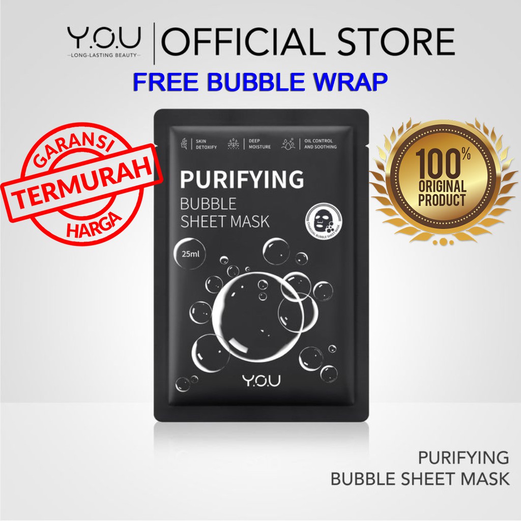 YOU Bubble Detox Purifying Bubble Sheet Mask