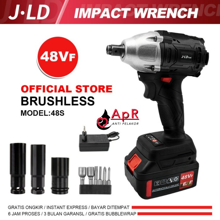 promo Mesin pembuka baut ban roda mobil hujia pro 2221 88vf impact