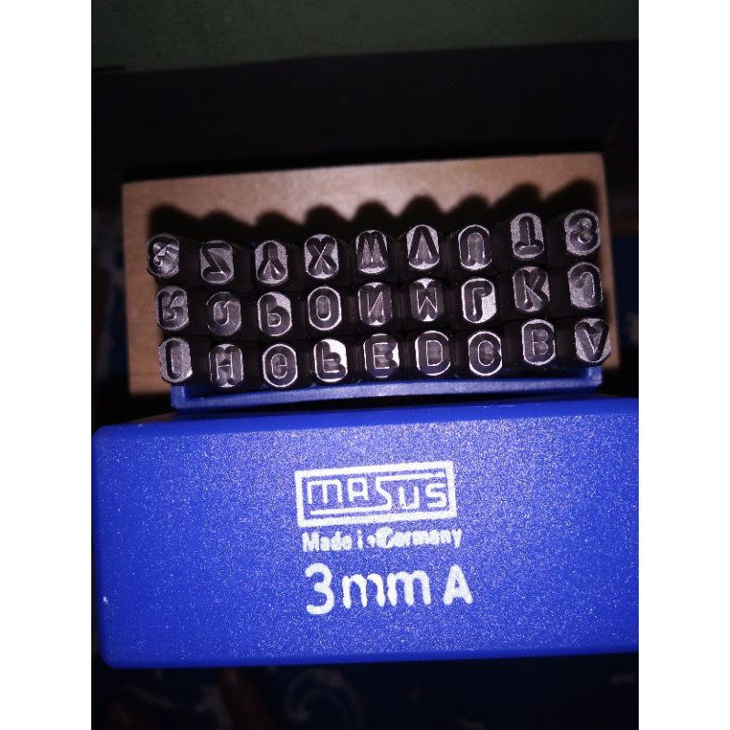 

MASUS Germany Huruf Ketok 3 Mm Stamp Punch Letter A - Z