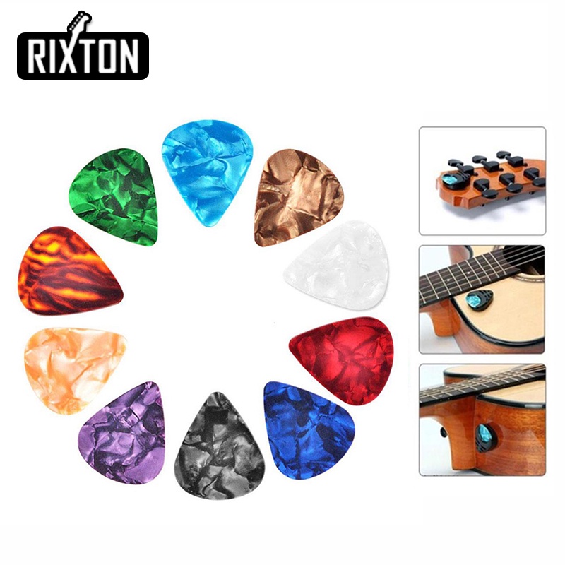 Rixton - Pick Gitar (Acak) Plectrum Mediator Selulo