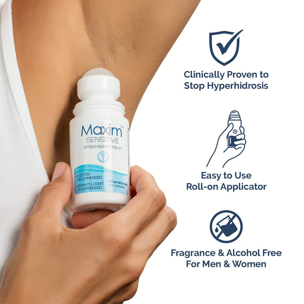Jual Maxim Antiperspirant Sensitive Deodorant Roll On Deodoran Pria