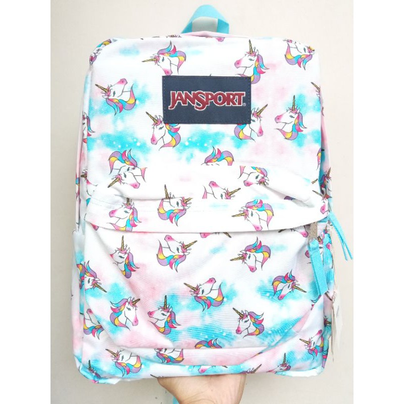 Jansport Superbreak Unicorn Clouds 25L Tas Jansport Original Backpack Jansport Original