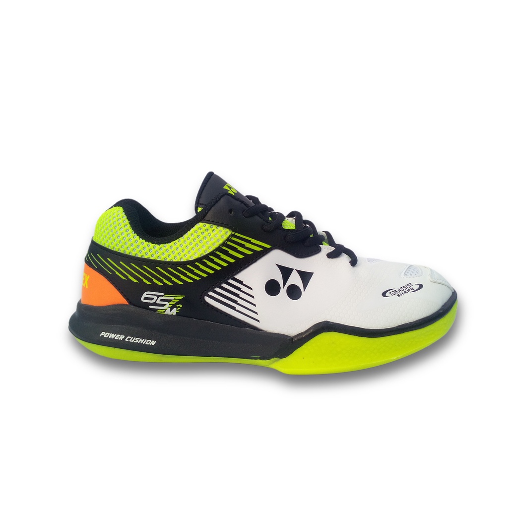 Sepatu badminton Yonex shb 65 - WHITE STABILO