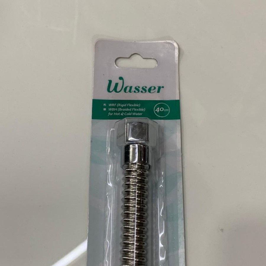 WASSER WRF 1/2&quot; x 1/2&quot; (HOT WATER HOSE) 30 40 50 CM SELANG KAKU AIR PANAS