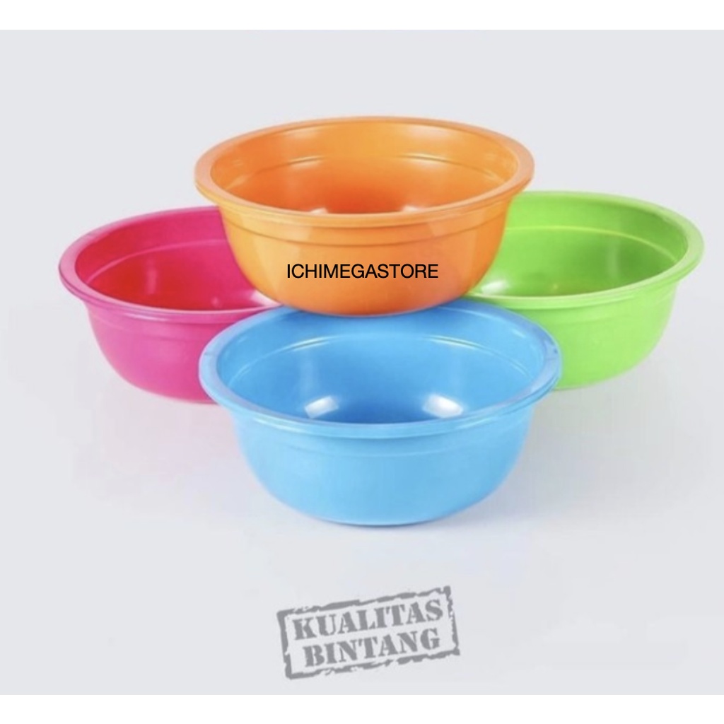 Baskom Plastik Berkualitas Basin 23,5 cm Food Grade Tebal Long Lasting