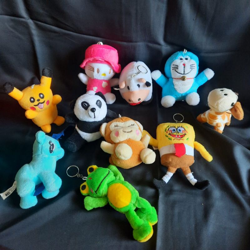 GANTUNGAN KUNCI BONEKA KECIL LUCU MINI ANAK-ANAK