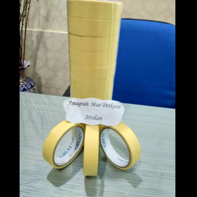 

Masking / isolasi kertas 1 inch Great