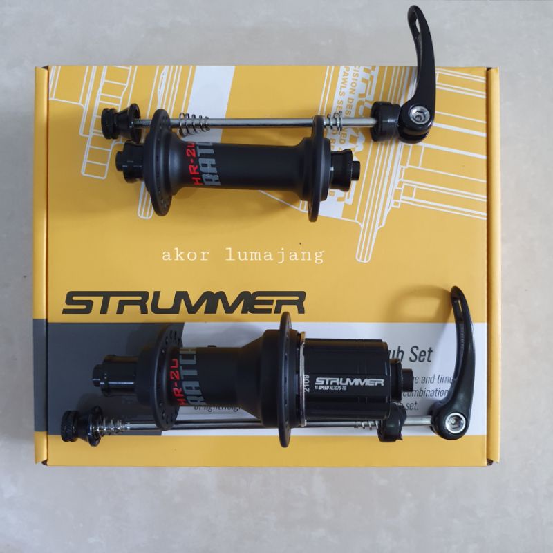 hub freehub strummer HR20 32H 36T ratchet bisa roadbike seli jangkrik