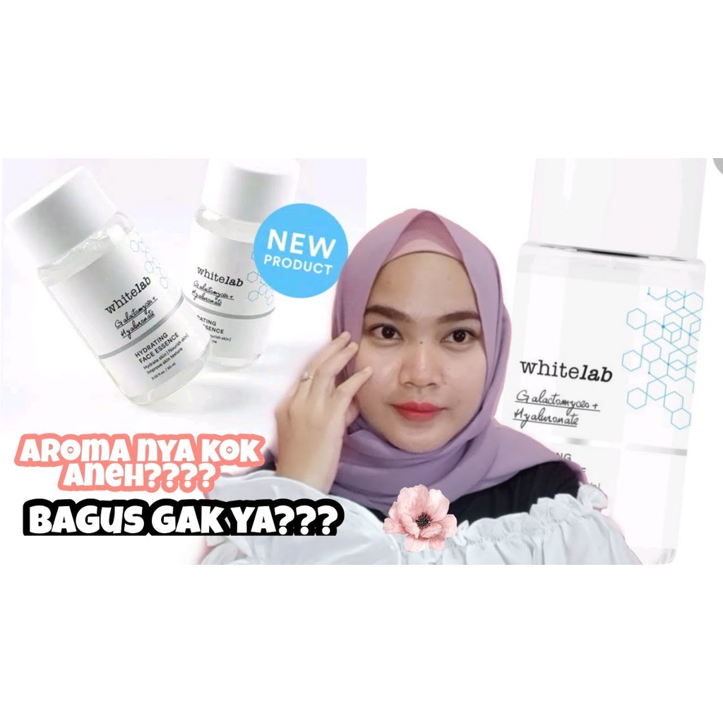 [ORI] Whitelab Hydrating Face Essence 60ml dengan Galactomyces &amp; Hyaluronate Kulit Lembab &amp; Kenyal