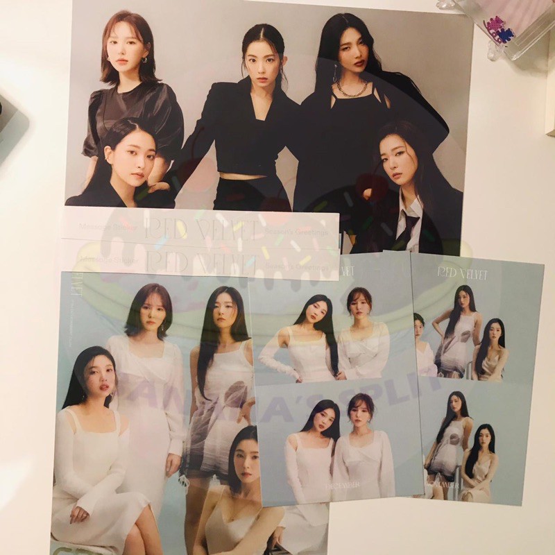 READY STOCK SEASON GREETING 2021 RED VELVET SG21 IRENE YERI SEULGI WENDY JOY FRAME POSTER POSTCARD