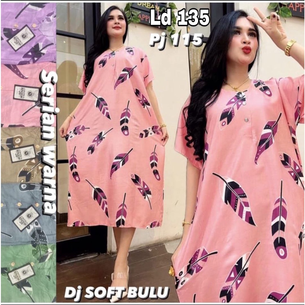 DASTER JUMBO KEKINIAN SOFTBULU BUSUI DADA KANCING LD 135 PB 115 BAHAN RAYON PREMIUM ADEM