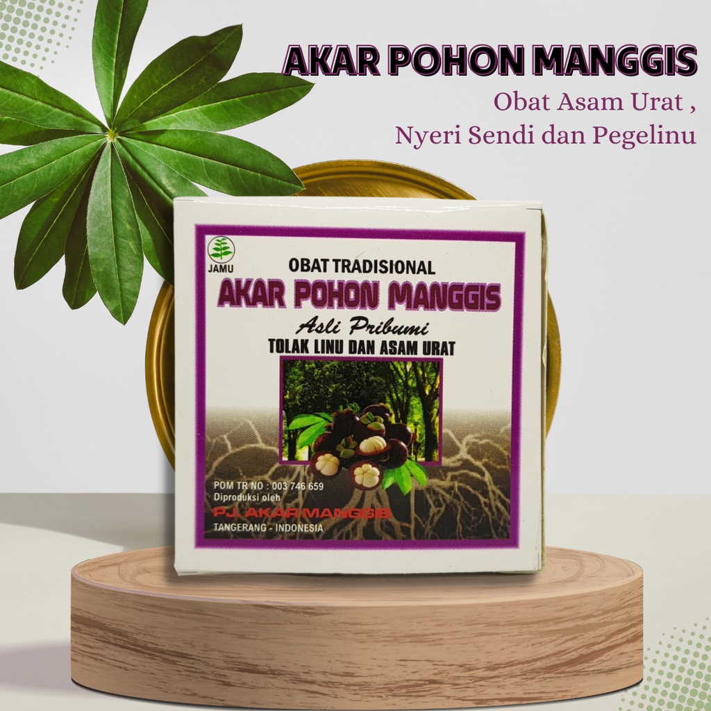 Kapsul Akar Pohon Manggis Original 100% Obat Asam Urat , Nyeri Sendi Dan Pegel Linu