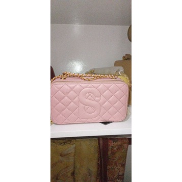 Preloved yura bag buttonscarves