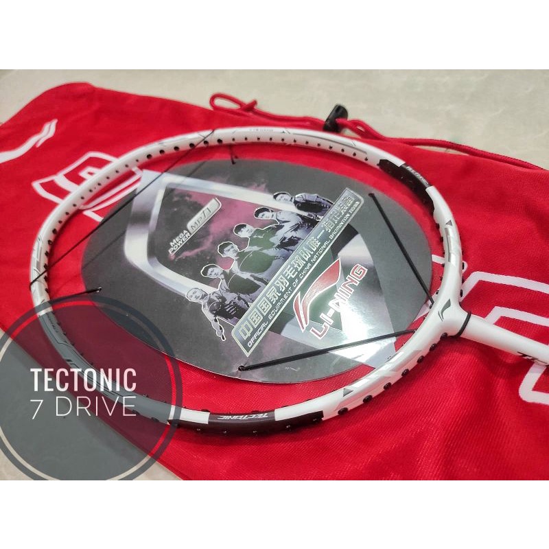 Raket Badminton Lining TECTONIC 7 DRIVE - Bulu tangkis 7D
