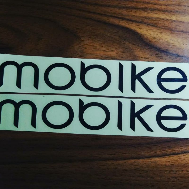 Sticker cutting Mobike isi 2 pcs