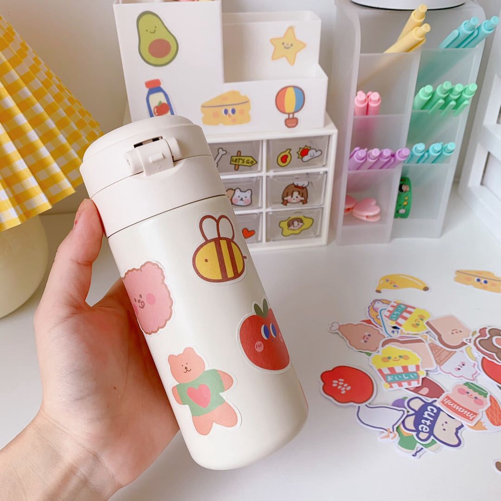 

ST003 Sticker Gummy Bear Diary Botol Minum Laci Kotak DIY Sticker Deco