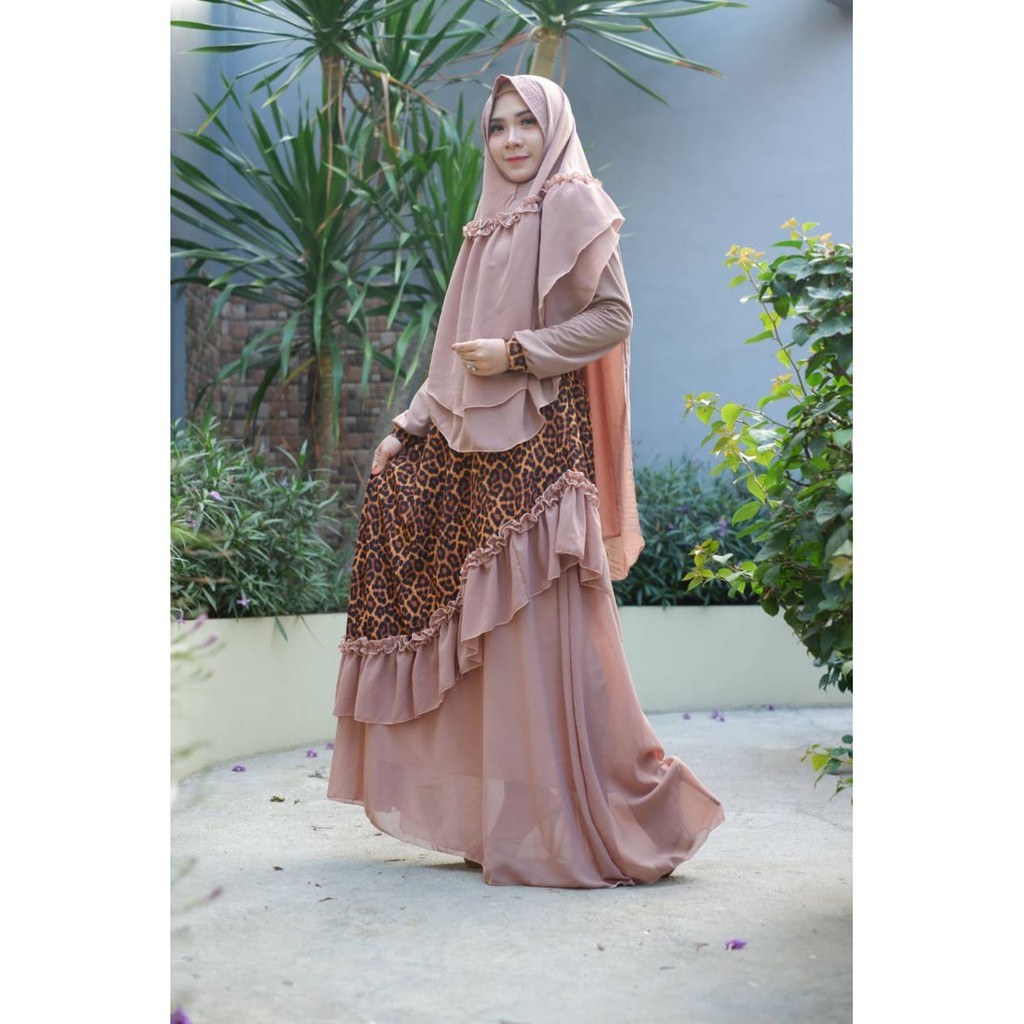 GAMIS Mp Kanaya Leopard Syari