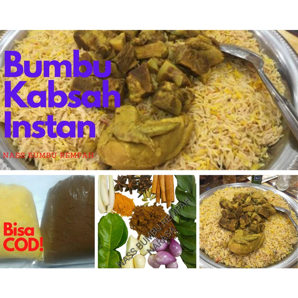 

Baru! Bumbu Kabsah Instan Paket Lengkap Spesial untuk 2 Liter Beras